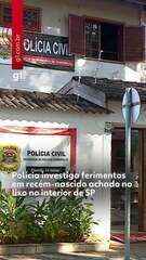 Polícia investiga ferimentos em recém-nascido achado no lixo em Cosmópolis