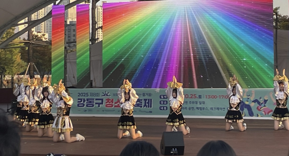 지난해 강동구 청소년 축제 모습